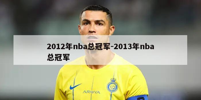 2012年nba总冠军-2013年nba总冠军